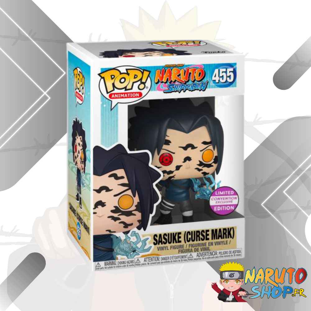 Figurine POP Naruto - SASUKE AVEC MARQUE DE MALÉDICTION
