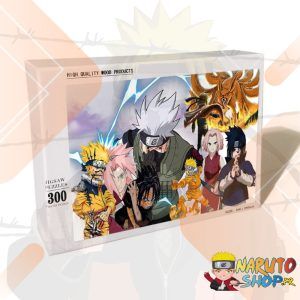 Quiz Naruto Puzzle les membres D'équipe 7 en position D'attaque